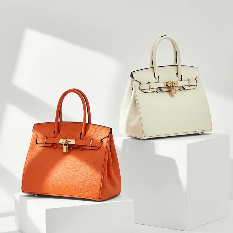 

High Quality First Layer Cowhide Wholesale Genuine Leather Bag Luxury Designer Handbag Women Handbags, Multiple color selection