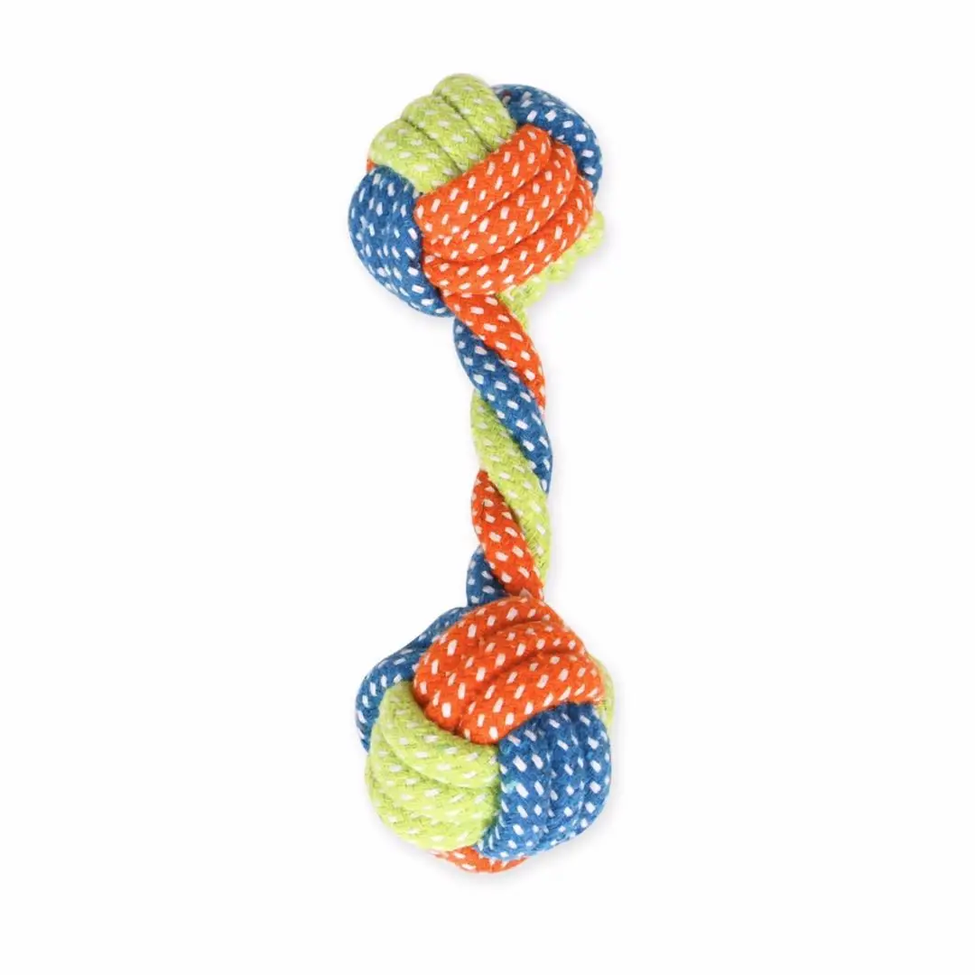 

New Pet Training Puppy Toy Bite Resistant Clean Teeth Pet product Weaving Bit Rope Toothed Cotton Rope Toy