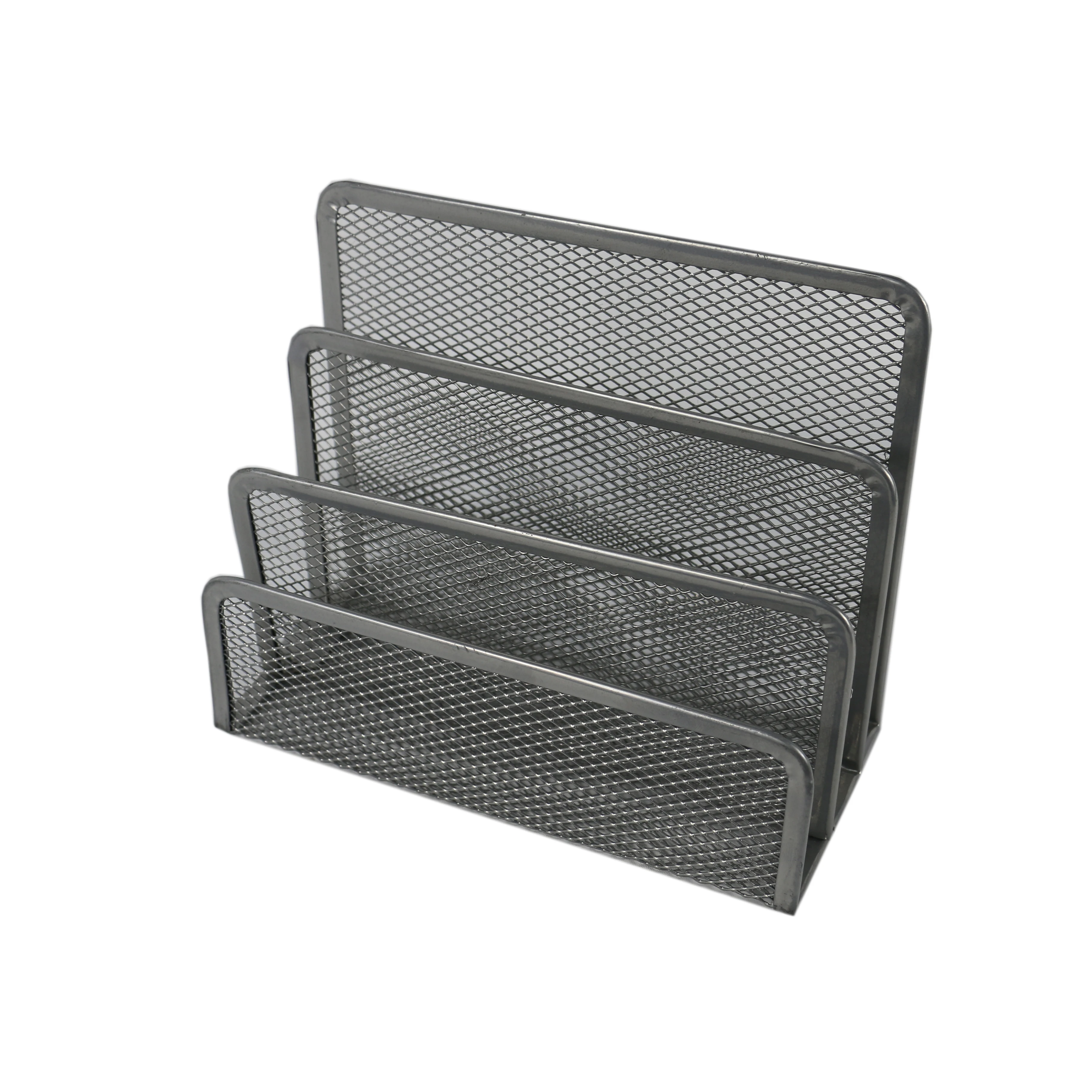 
3unit Stationery Products mesh metal letter holder for desk organizer 