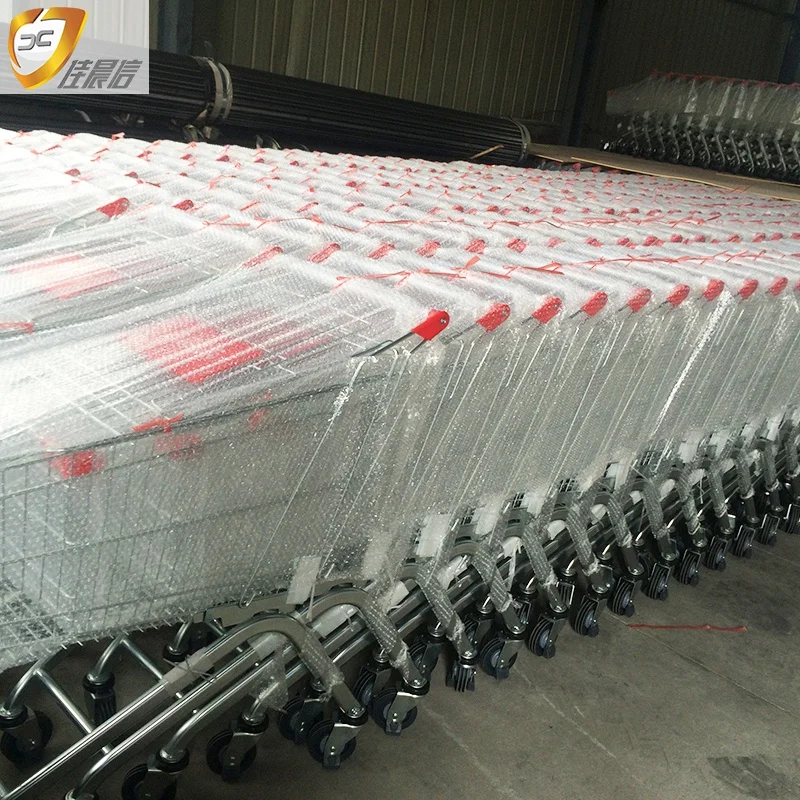 Mini Supermarkt Handkar Blauw Prachtige Brede Toepassing Stevige Duurzame Mini Winkelwagen Voor Thuis Keuken En Kantoor