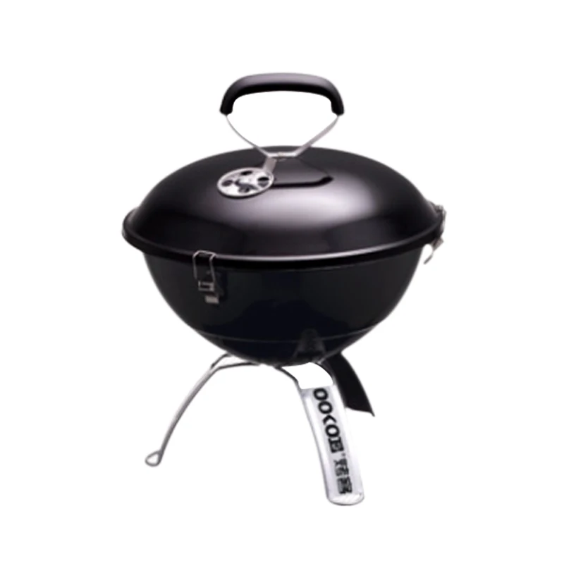 

Outdoor Portable Colorful Charcoal Barbecue BBQ Grill Mini 14 inch Round Apple Kettle BBQ Charcoal Grill