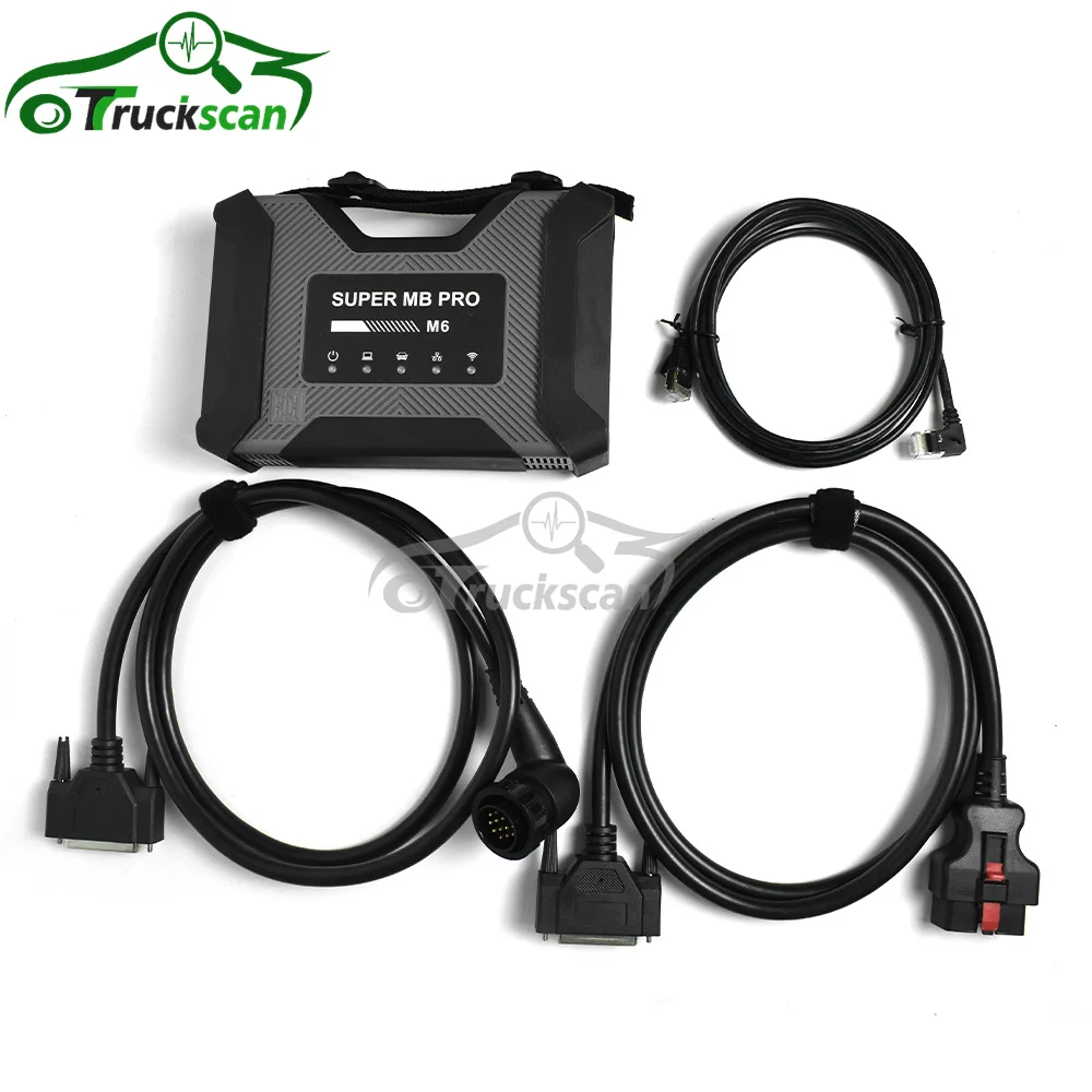 

Super MB Pro M6 Wireless Star Diagnosis Tool Full Configuration For 12V/24V Cars/Trucks Replace MB Star C4