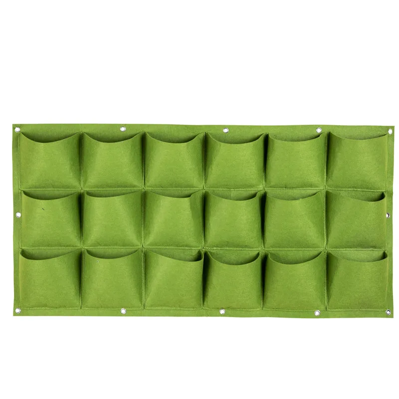 

China supplier felt Vertical hanging Gardening Planter bags, Black or green