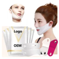 

V line face mask double chin reducer patch miracle v shape lifting slimming hydrogel face mask