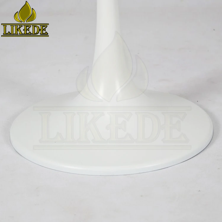 White Metal Trumpet Table Leg and Tea Table Leg Coffee Table Leg