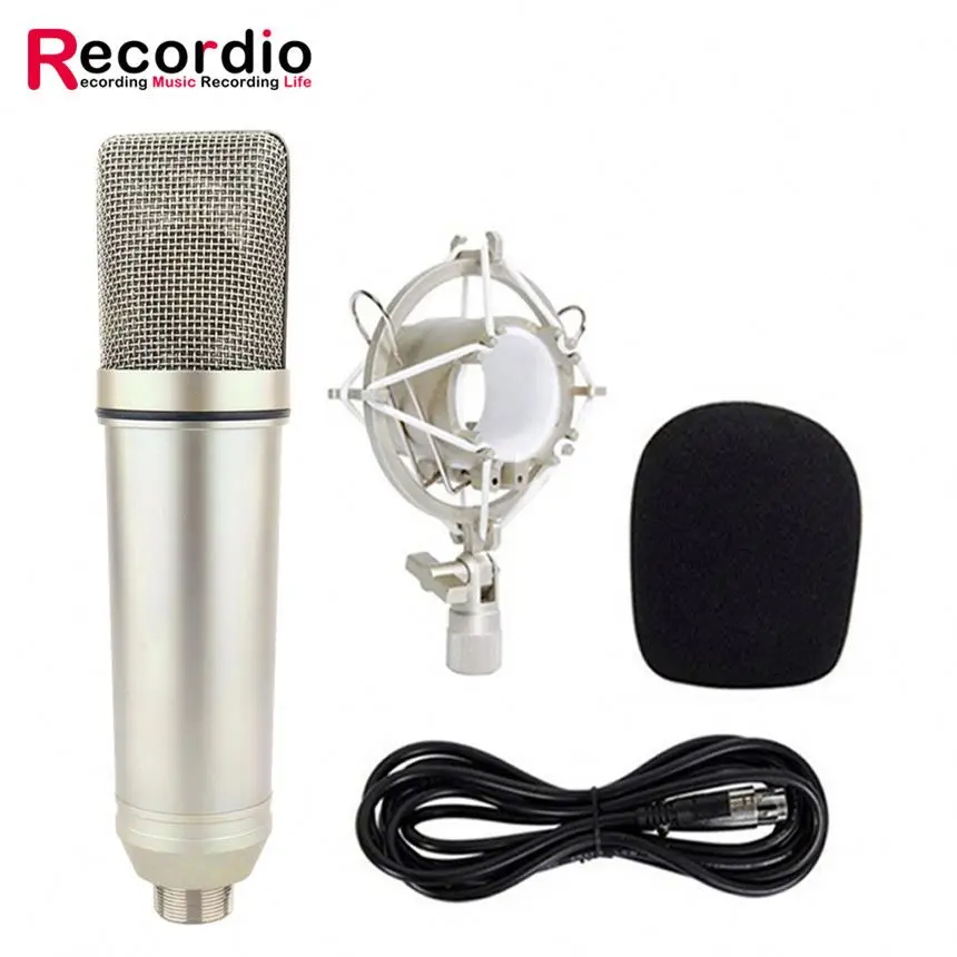 

GAM-U87 Brand New Microphone For Interview With Low Price, Champagne/ black