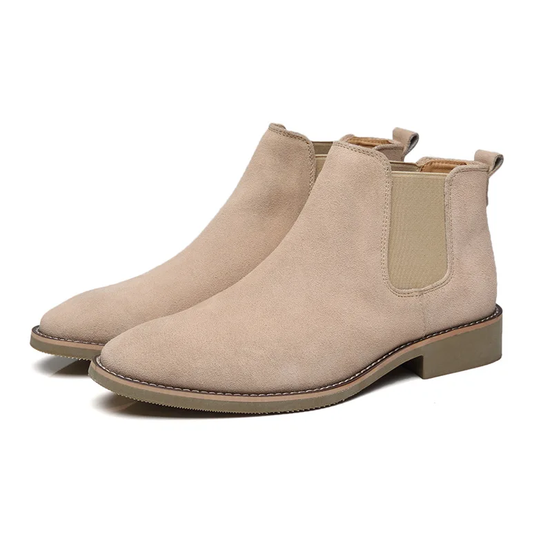 

Sinoge Designs 2022 Wholesale New Sinoge Style Custom Winter Brown Ankle Chelsea Boots For Men Leather, Customized color