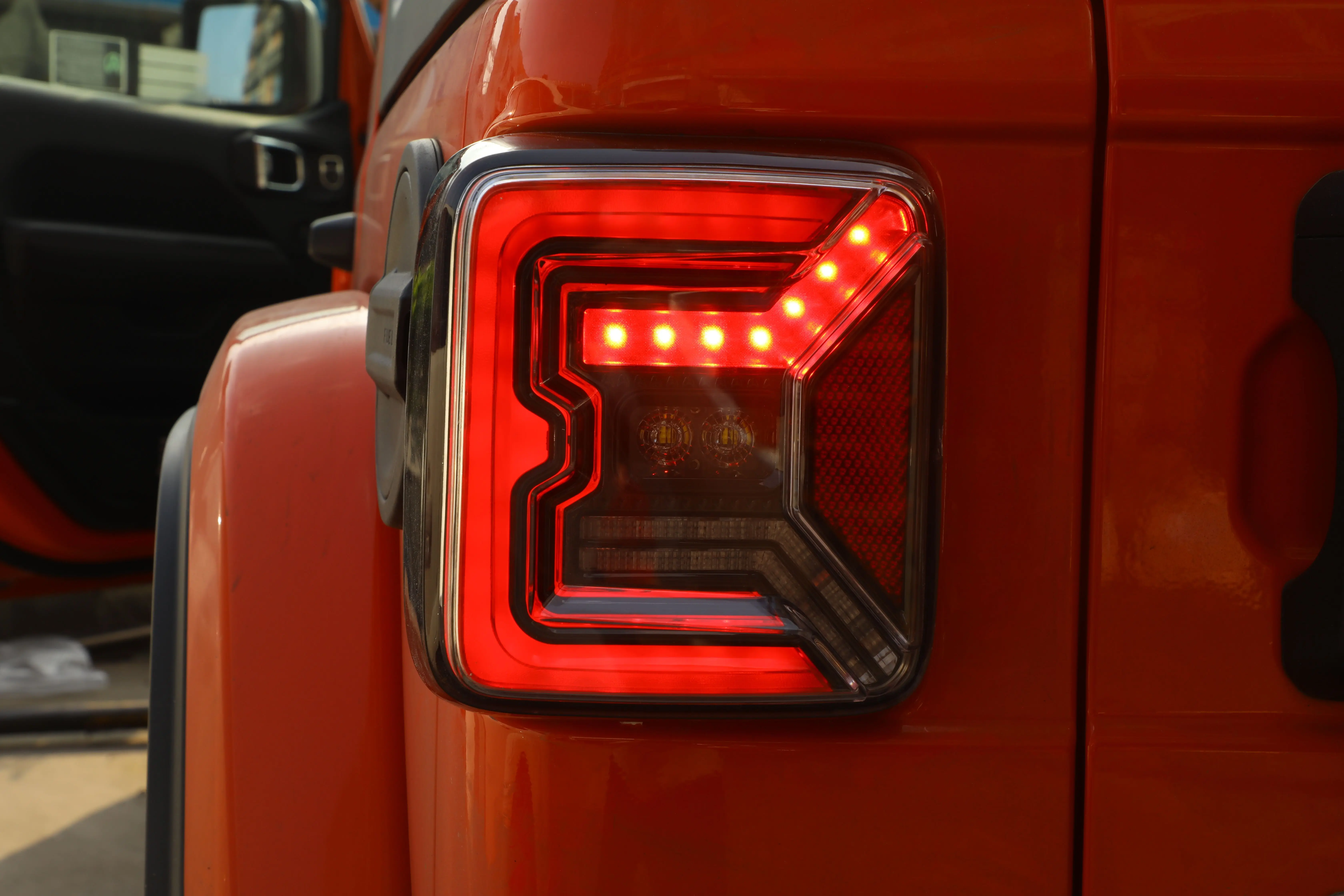 Loyo Led Tail Lamp For Jeep Wrangler Jl Black Rear Light For Jeep Auto ...