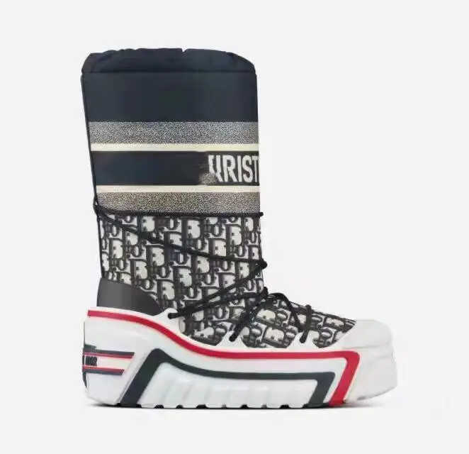 

2021 autumn and winter new women's boots with thick soles and velvet snow boots women's short boots, Multicolor