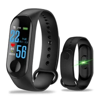 

Health Wristband Heart Rate Blood Pressure Monitor Waterproof Sport Fitness Band Watch M3 Smart Bracelet