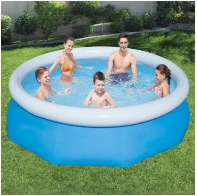 

1.2m 2.1m 2.6m 3.4m Thickening reinforcement PVC home Can be stored Free pump water Inflatable Pool