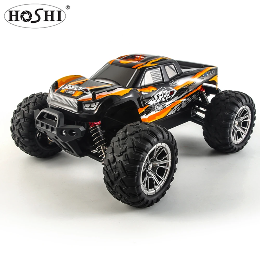 

New Arrival HOSHI N416 Car High Speed 1/16 4WD 36KM/H Supersonic RC Monster Truck Off-Road Vehicle Electronic Toys Christmas, Orange/green