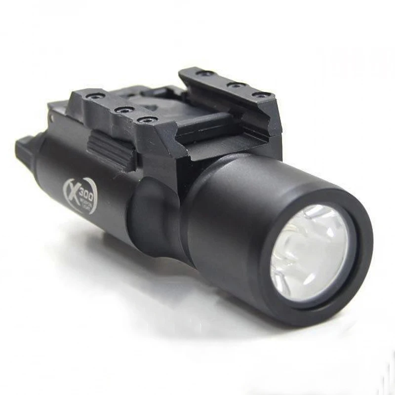 

SPINA OPTICS Tactical X300 LED Torch Gun Airsoft Weapon Lanterna Flashlight Glock 1911 Pistol Light