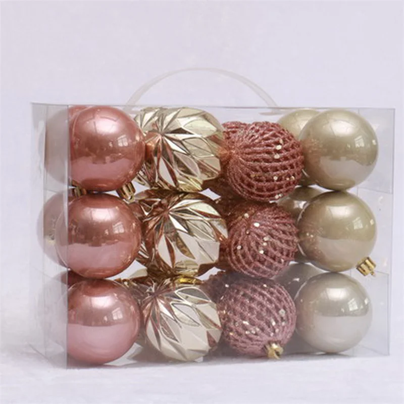 

Popular Style Christmas ball 6cm Mixed color suit custom Christmas ornament balls