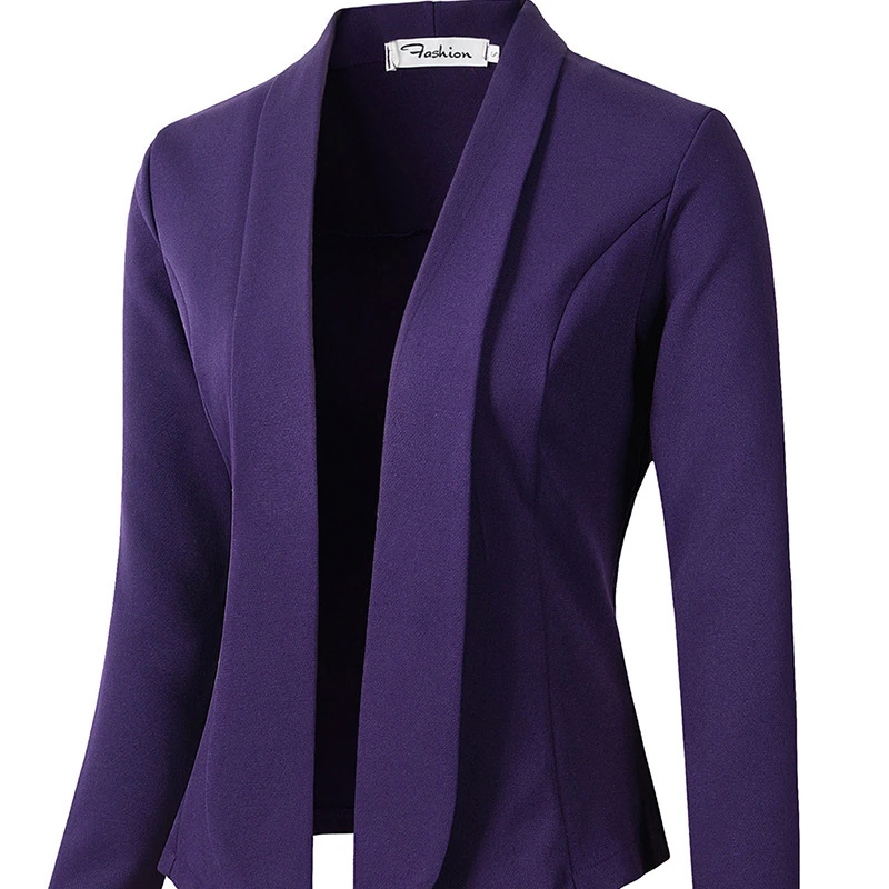 

High quality fall 2021 women clothes long sleeve solid color formal suits blazers ladies women, Customized color