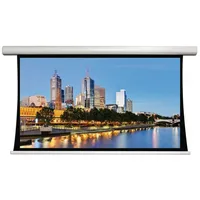 

100 Inch Matt White Electric Tab tension Projection Projector screen for home theater