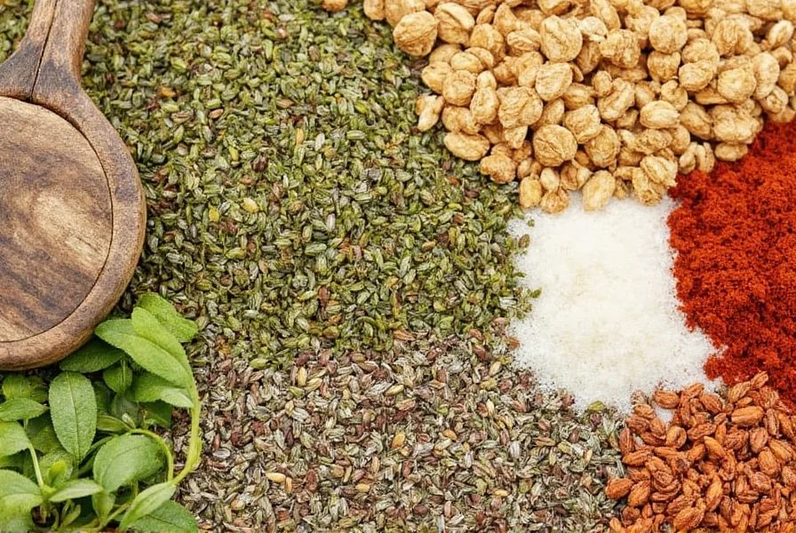 Side-by-side comparison of faded and fresh dried herbs