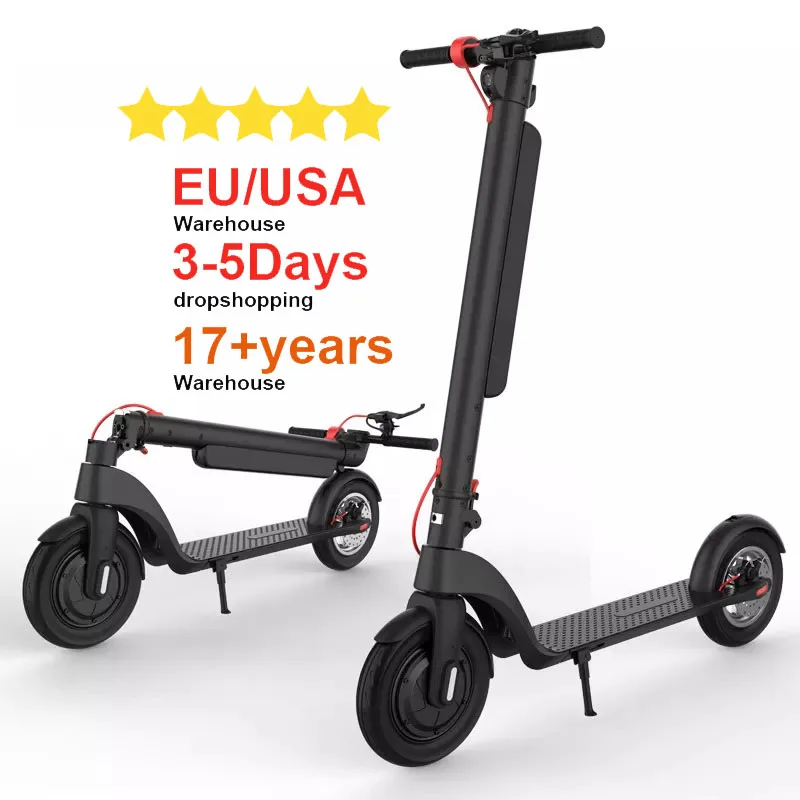 

2023 Best New type eu warehouse foldable 350W Powerful scooter electric powerful adults electric scooter with suspensions