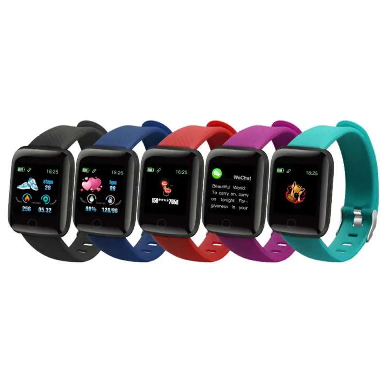 

reloj inteligente 116 plus smart watch d13 heart rate smart bracelet Wristbands Fitness Blood Pressure for mobile phone