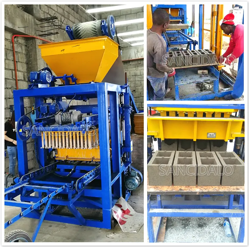 Beton 6 Inches Hollow Block Brick Press Machine Qt424 Buy Brick