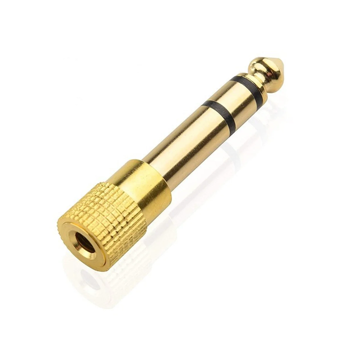 6.35mm 1/4" Male Plug to 3.5mm 1/8" Female Jack Stereo Headphone Audio Converter Adapter