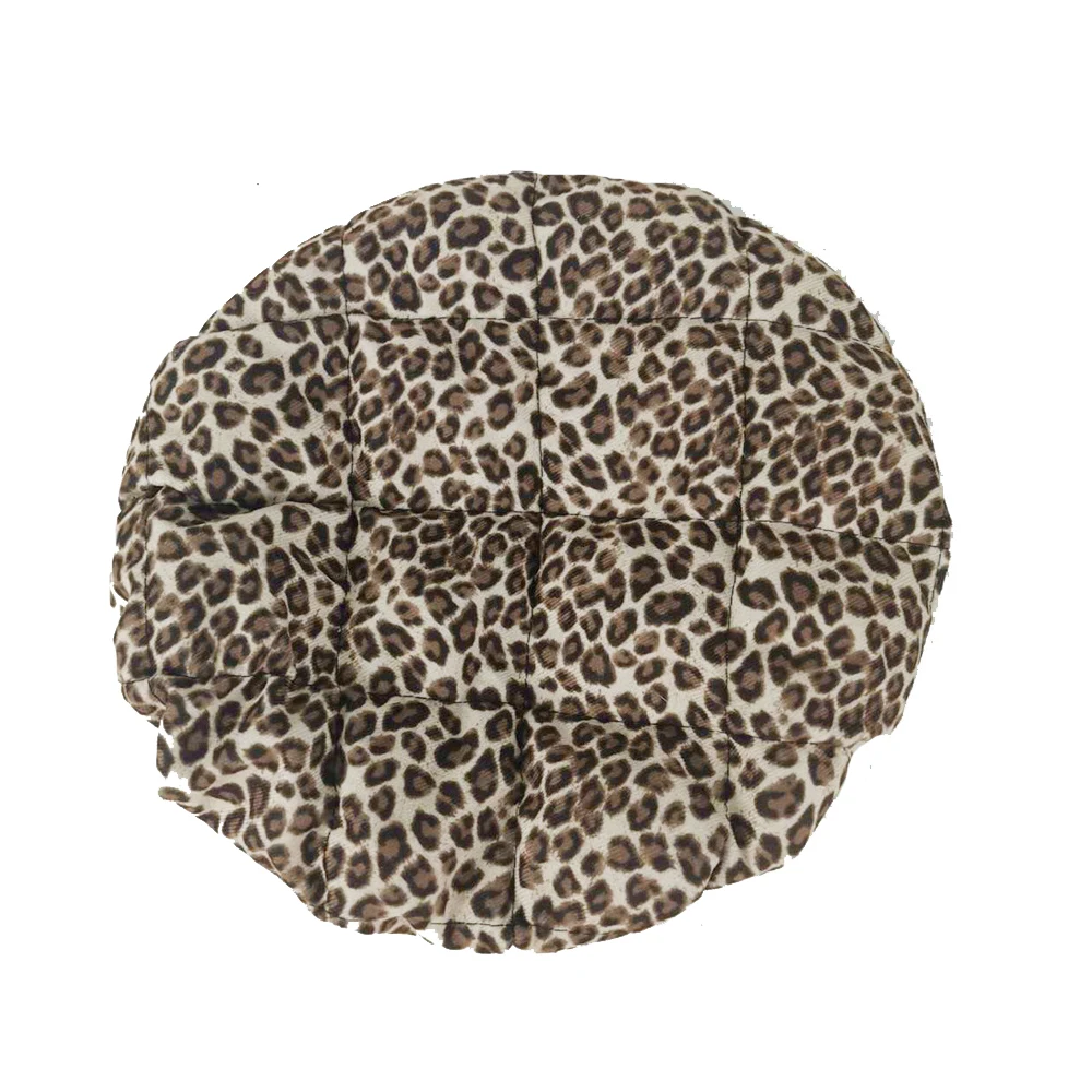 

Deep Conditioning Microwavable Hair Styling Cap Heat Cap, Leopard design