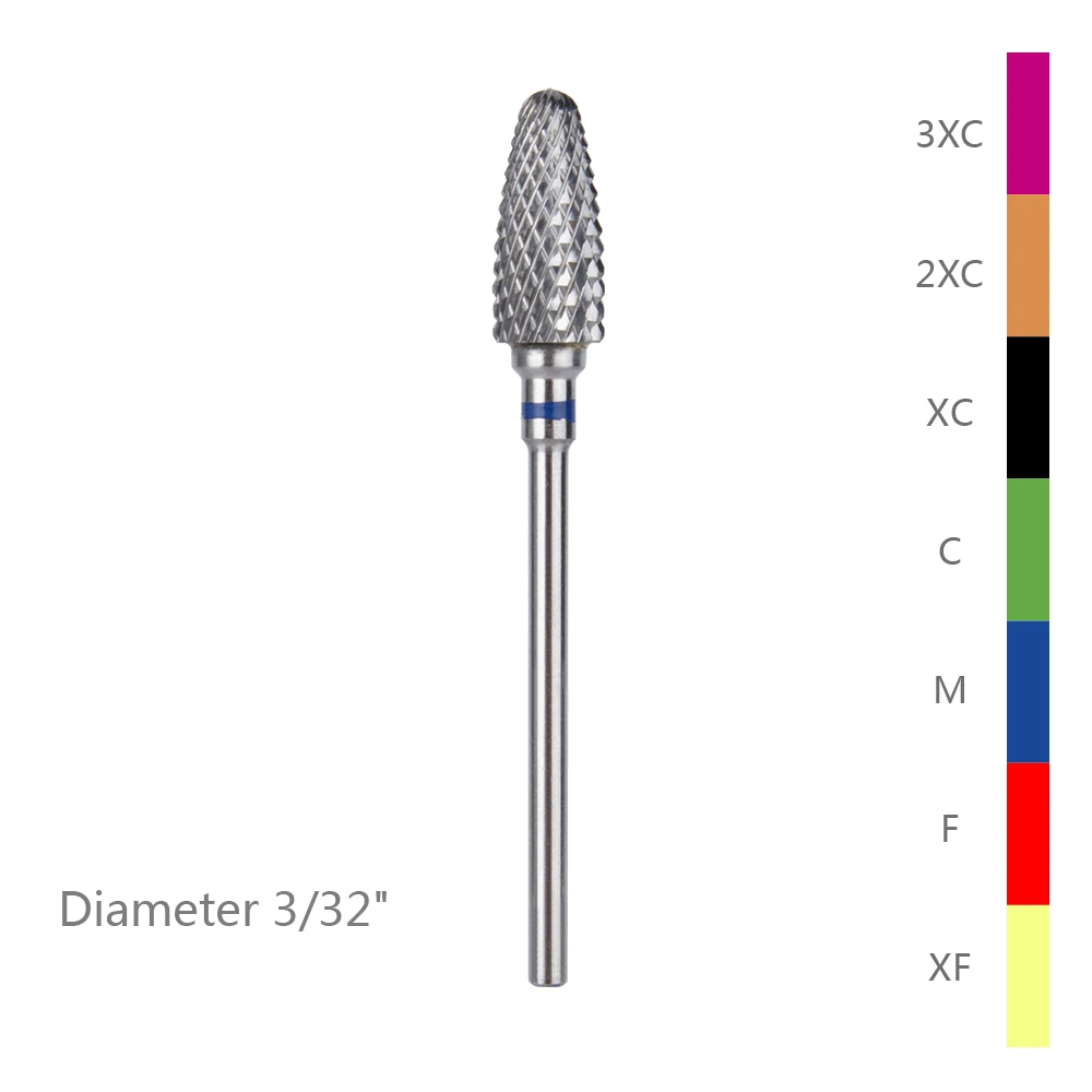 

best sale of carbide tornado bit rotary burr files nail art pedicure tungsten steel drill bits