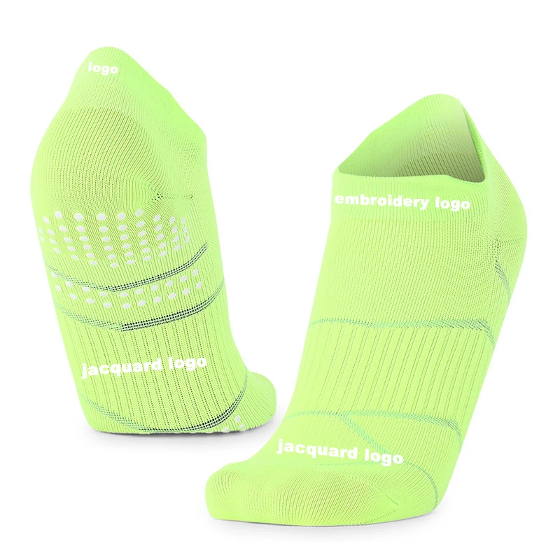 

ML-136 Non Slip Custom Embroidery Socks Ankle Sport Mens grip Socks, Custom color