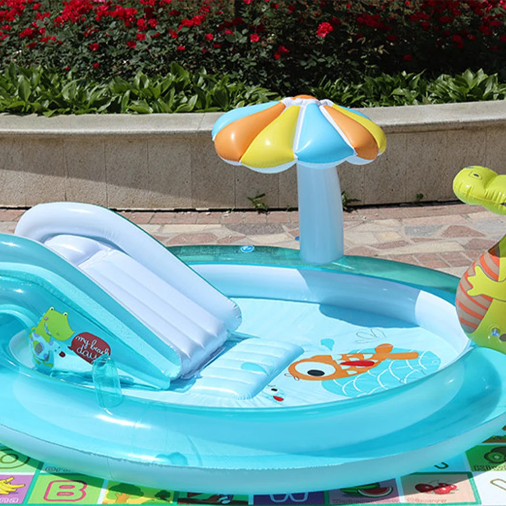 

FunFishing Outdoor Swimming Pool For Children PVC Inflatable Baby Cartoon Swimming Pool