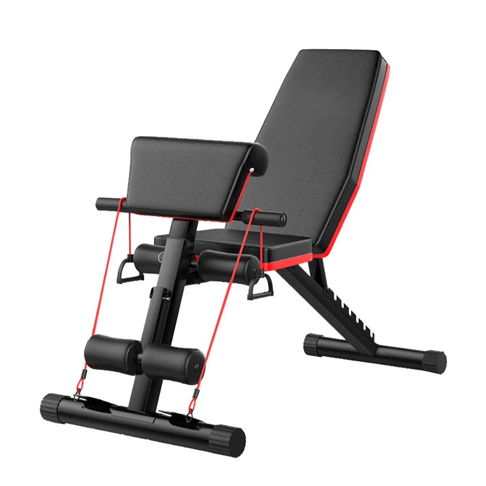 

Adjustable Workout Exercise Weight Benches for Home Gym Equipment, Multi-functional Foldable Sit Up Bench Supine Machine, Customized color