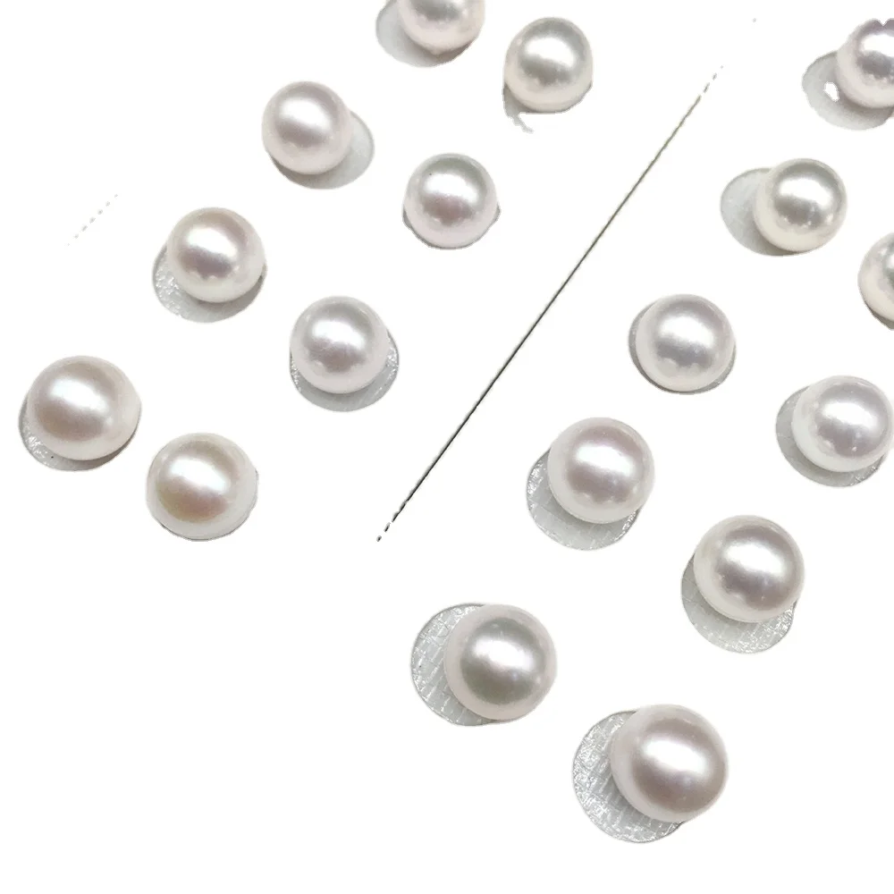 

8.5-9mm Akoya sea water pearl naked pearl basically, the mating surface is basically clean and pink