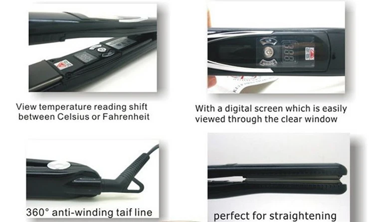 titanium hair straightener