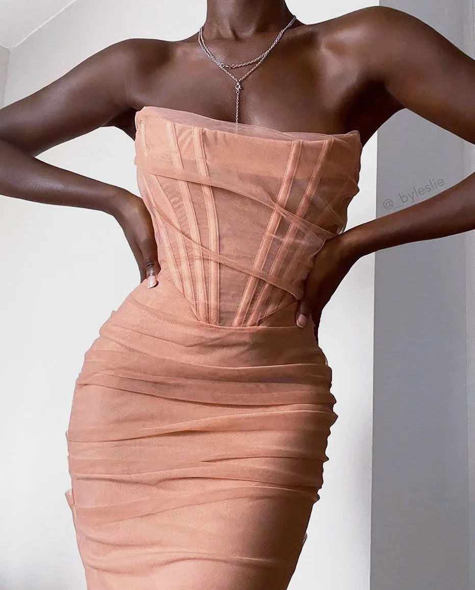 

New Style Off Shoulder Sexy Dress Evening Club Gauze Midi Party Dressing For Women, 3 colors