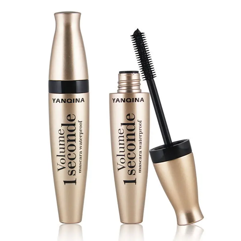 

Amazon Hot Not Smudge Makeup Silk Fiber Lash Waterproof Mascara Long Lasting Eyelashes Fiber Long Thick Curling Mascara