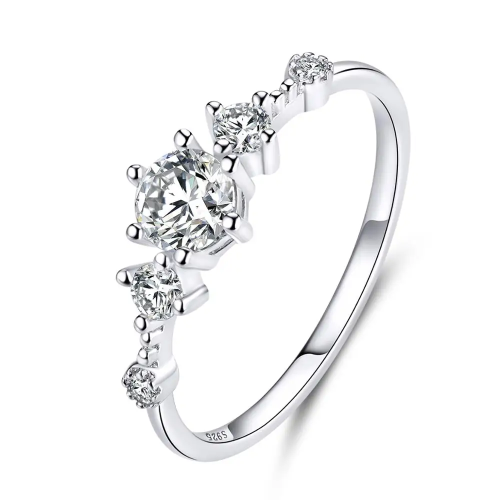 

HOT engagement finger rings 925 sterling silver wholesale price