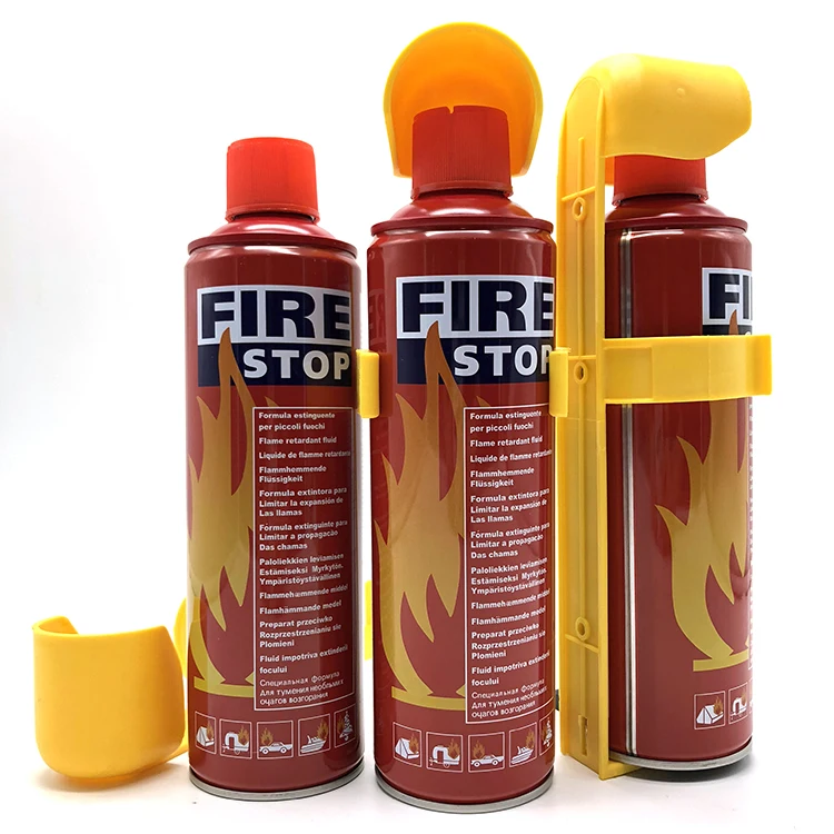 Factory F1 500ml Fire Stop Extinguisher Foam Spray For Car With Rack