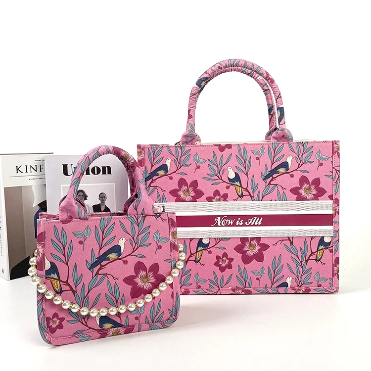 

2022 Custom Pattern Flower Fashion Designer Luxury Handbags Brand Book Tote Bags for Women Ladies, Requirement