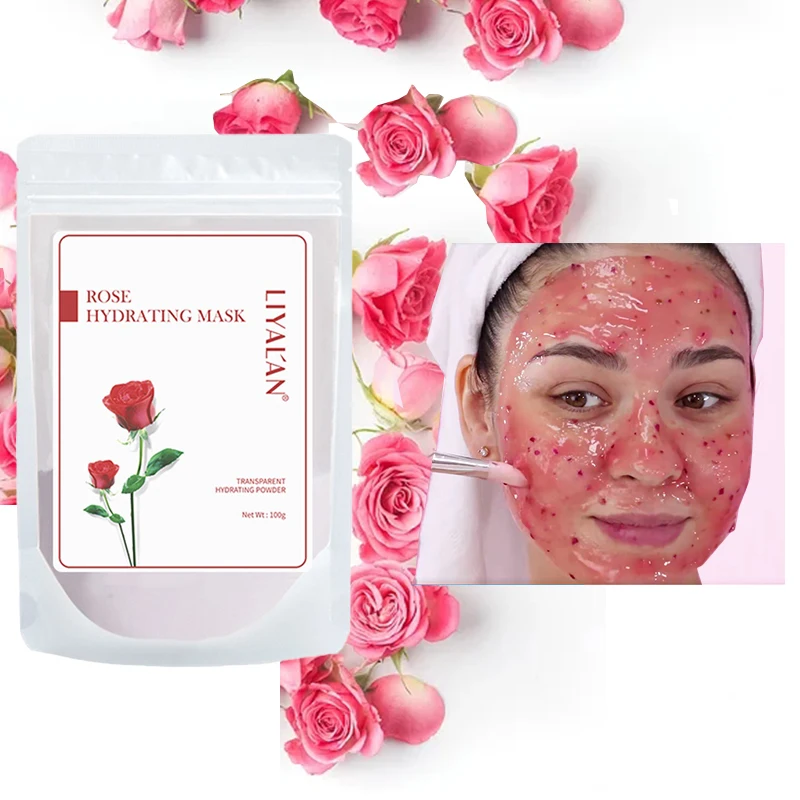 

8 Kinds of Natural Extracts Facial Care Whitening Hydrating Repairing Anti Acne Wrinkle Hydro Jelly Peel Mask Powder For Face, Customized color