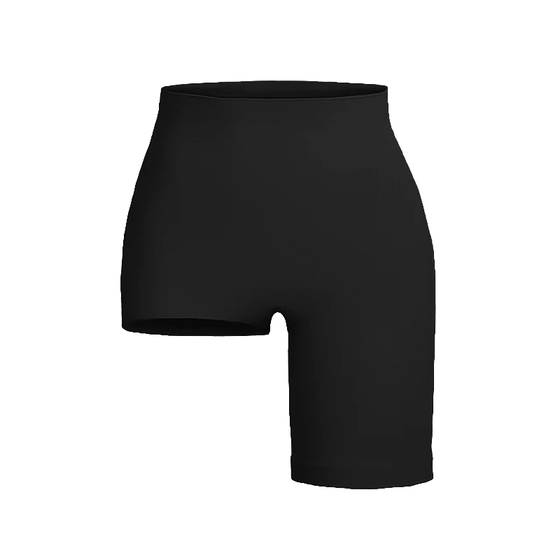 

Female shapewear right leg seamless high waist slim panties wholesale body shaper for women, Black/skin