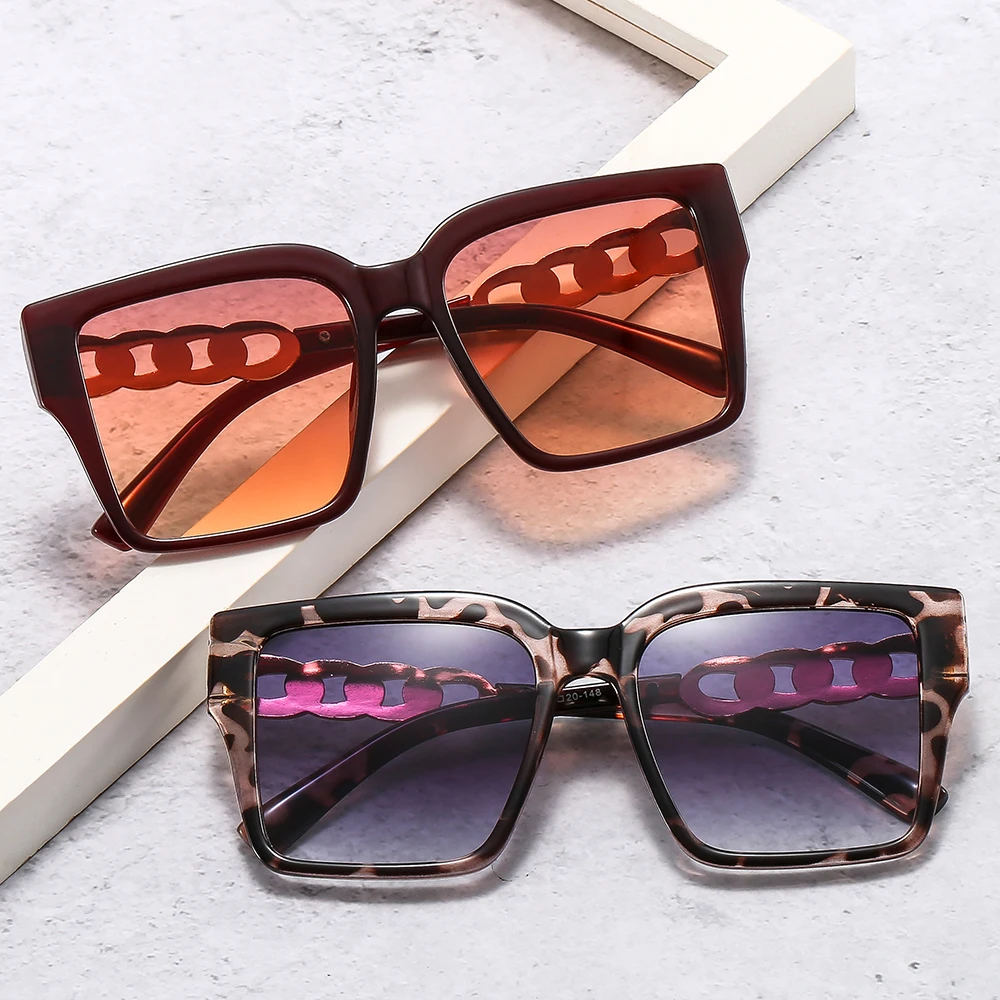

Twooo 3202 Trendy Chain Decoration New Fashion 2022 Sunglasses Women