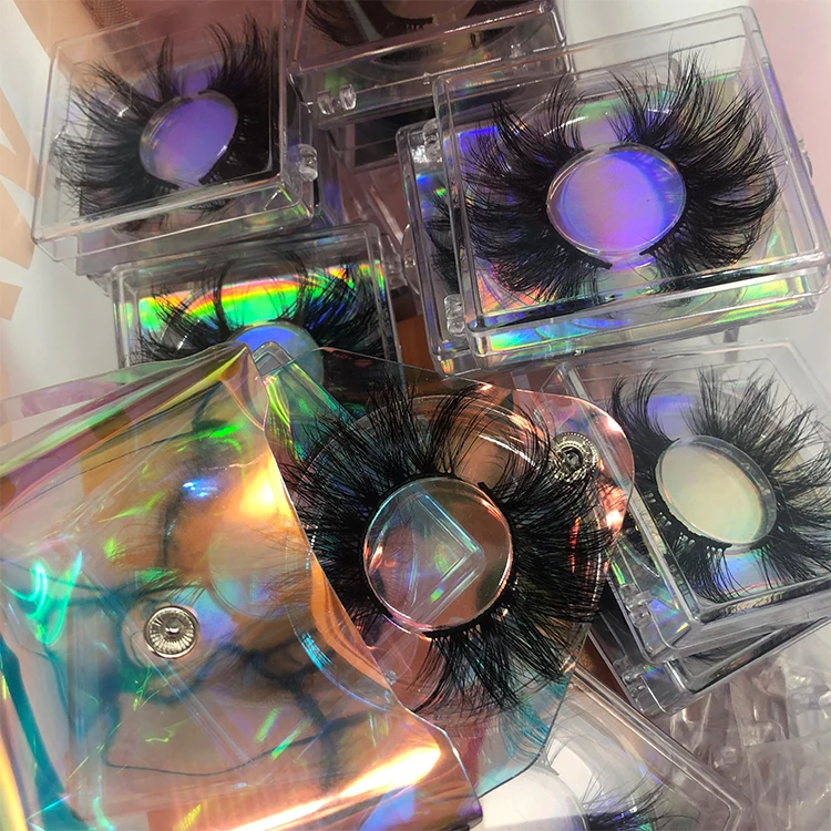 

Ready To Ship Stock 25Mm Eyelashes Hot Sale Fluffy Mink Lashes 3D 25Mm Lashes