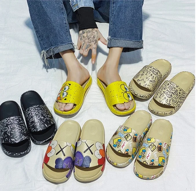 

Wholesale Cheap Women sandals Cartoon Flip Flop Home Slipper Yeezy Slides