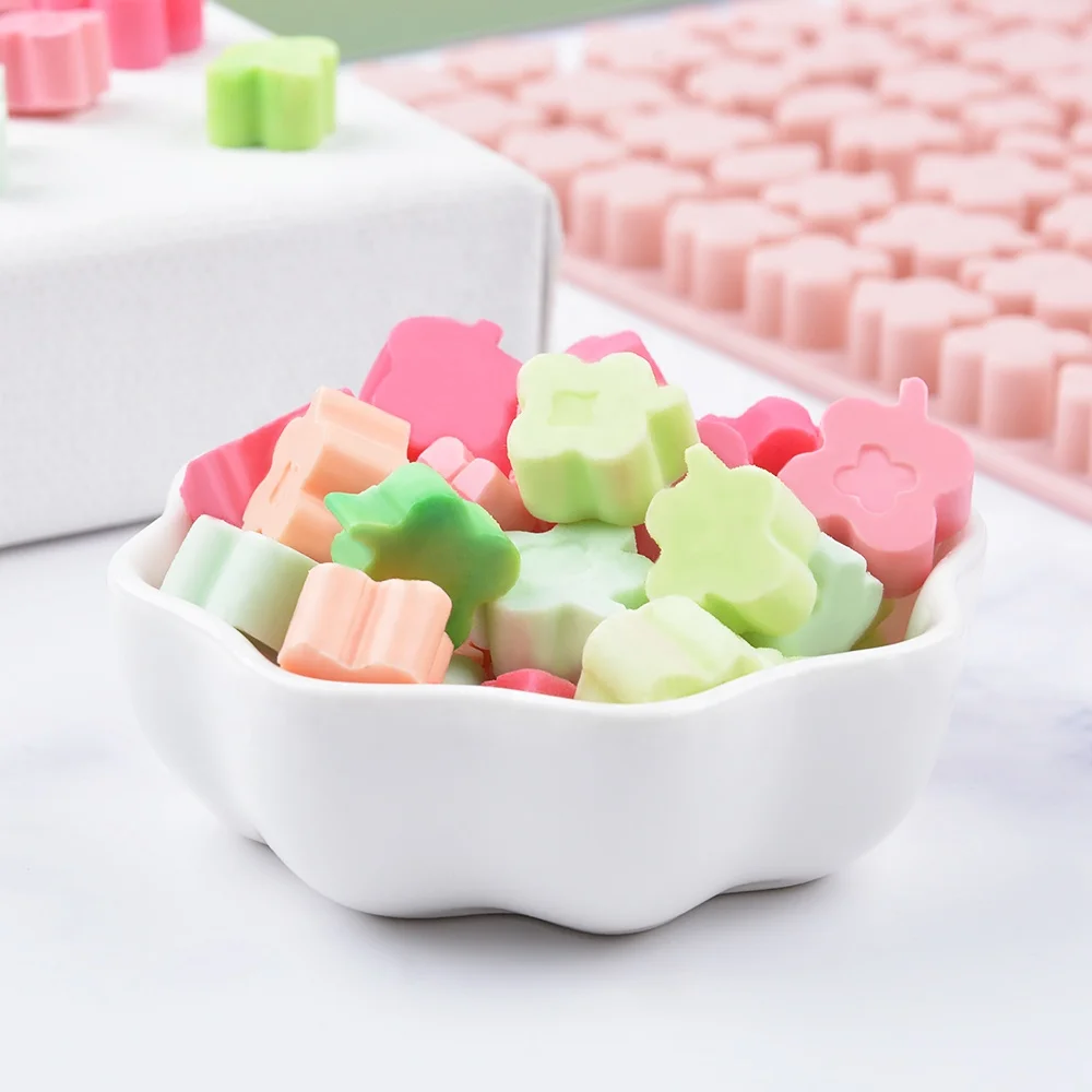 

FUNBAKY JSC3355 Candy tools drop leaf shape gummy soft sweets hard candy making tools household chocolate mould, Customized color