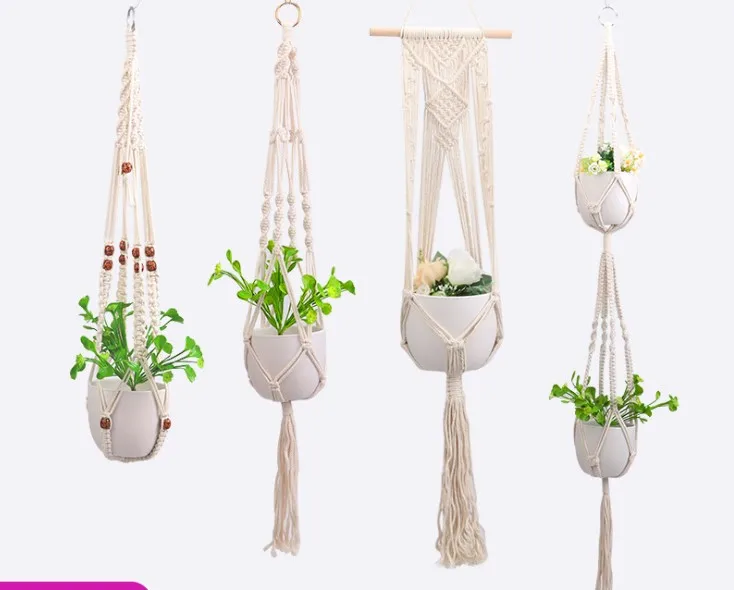 

indoor and outdoor flower pot hanging basket, Different colors