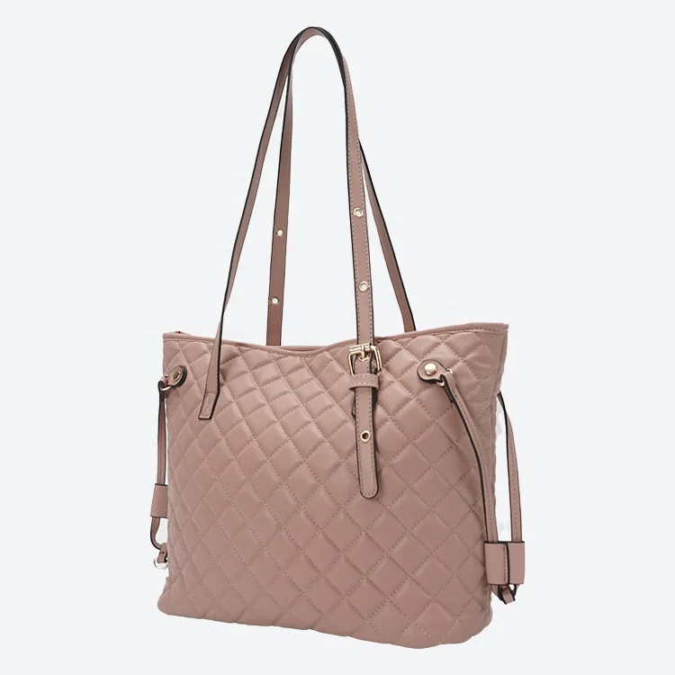 

Custom LOGO Sac A Main Pour Femme Plaid PU Leather Hand Bag Ladies Brand Pink Shoulder Bags Big Handbags For Women Designers