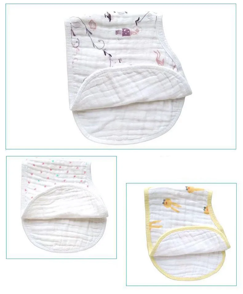 High Quality Baby Burp Bib 6 Layers Of Muslin Made From Bamboo Cotton ...