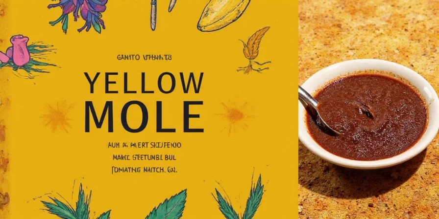 Enchiladas covered in yellow mole sauce