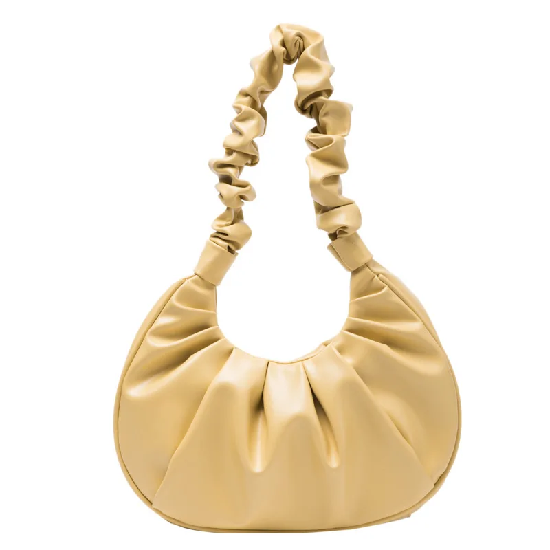 

2021 Women Crossbody Bag Fashion Cute Dumpling Shape Ladies Solid Phone Bag Women wallet Handbag, Picture shows
