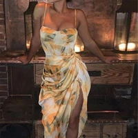 

Ladies Summer Dresses 2019 Straps Long Dresses for Women