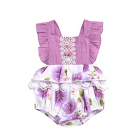 

summer baby girl cotton clothes romper